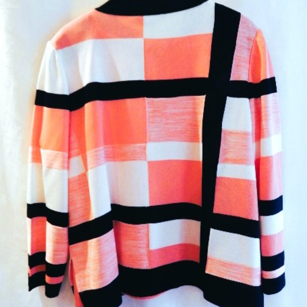 Ming Wang Multicolor Knit Jacket / Shell Set in 2… - image 3